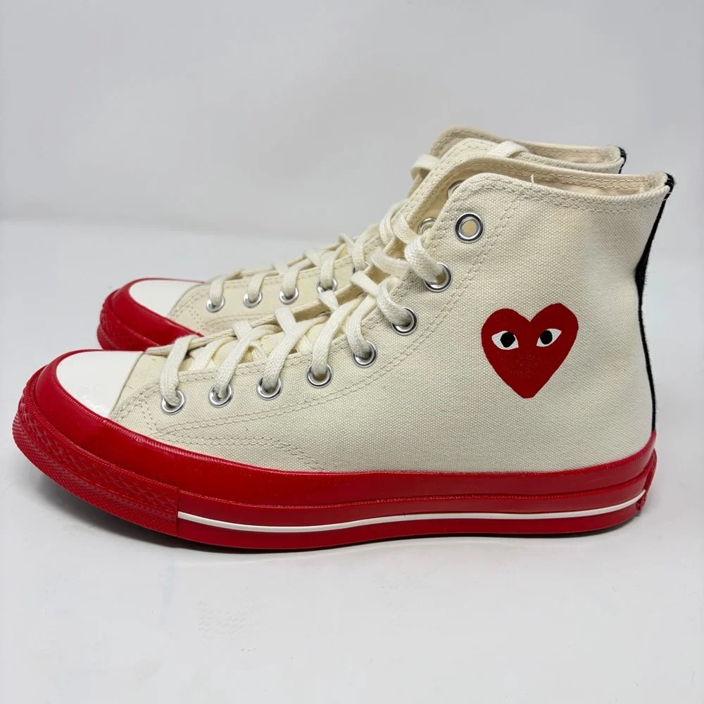 Converse Play Comme des Garçons Chuck 70 Hi Red Sole Men 8.5 / W 10.5 Unisex New